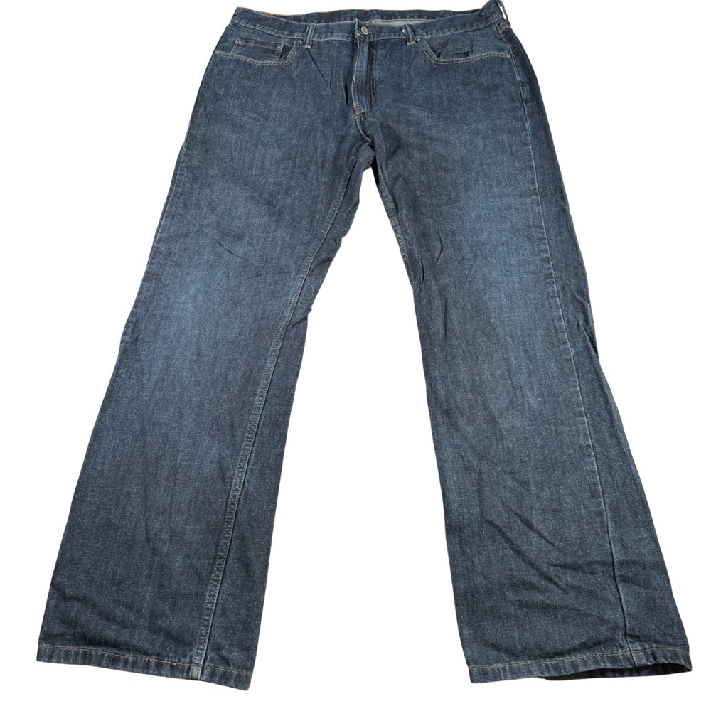 Levi's 559 Relaxed Straight‎ Jeans Mens 38x34 Dark Wash Indigo Denim READ